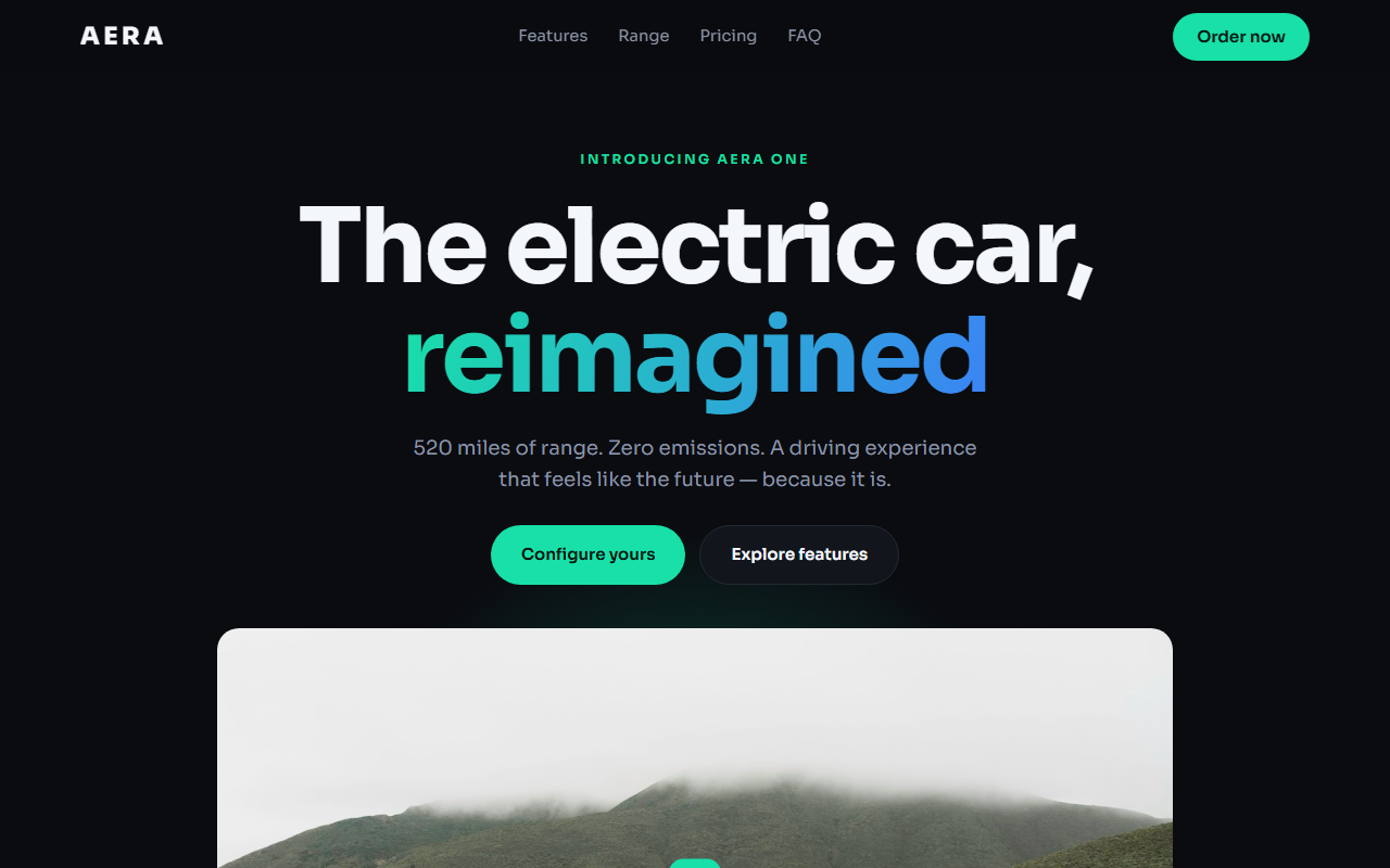 AERA website preview