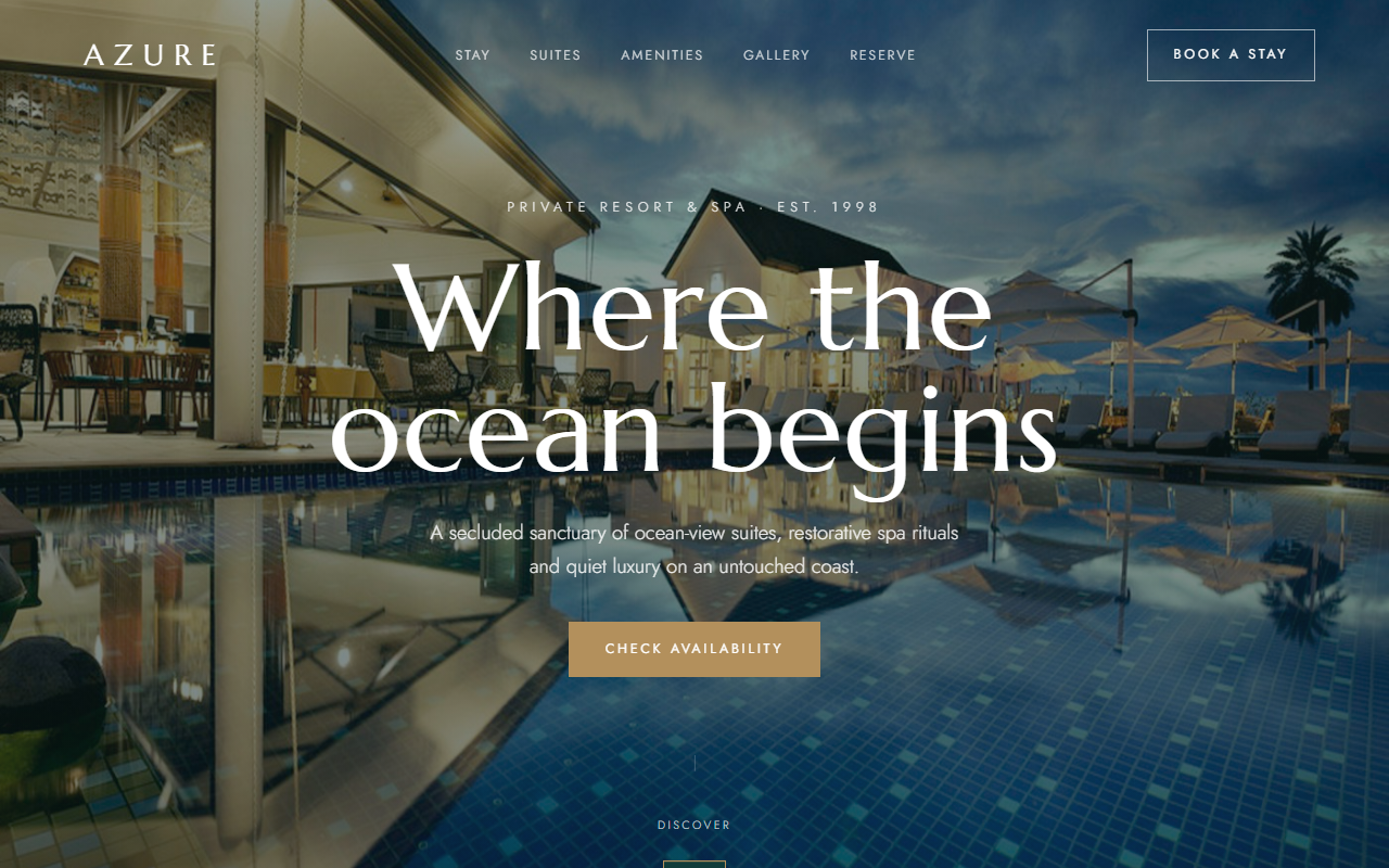 AZURE website preview